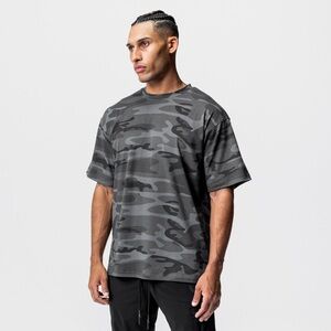 ASRV 0514. COTTONPLUS™ OVERSIZED TEE - BLACK CAMO